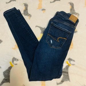American Eagle High Rise Jeggins Size 6 Long